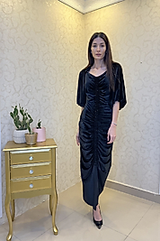 Drape Taşlı Abiye