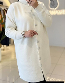 Taşlı Angora Hırka