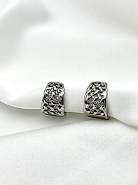 Xuping Taşlı Silver Küpe