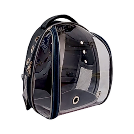 Bacco Milano Eco Astronot Kedi ve Köpek Taşıma Çantası Siyah (29 x 31 x 40 cm)