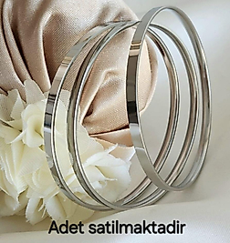 20cm Kalin Ajda Çelik Bilezik