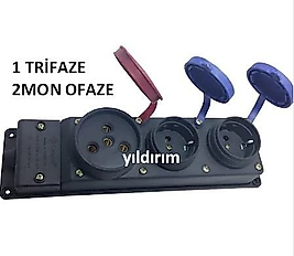GRUP PRİZ SANAYİ 1TRİFAZE 2MONOFAZE KABLOSUZ