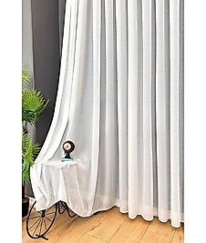 Linen Düz Tül Perde