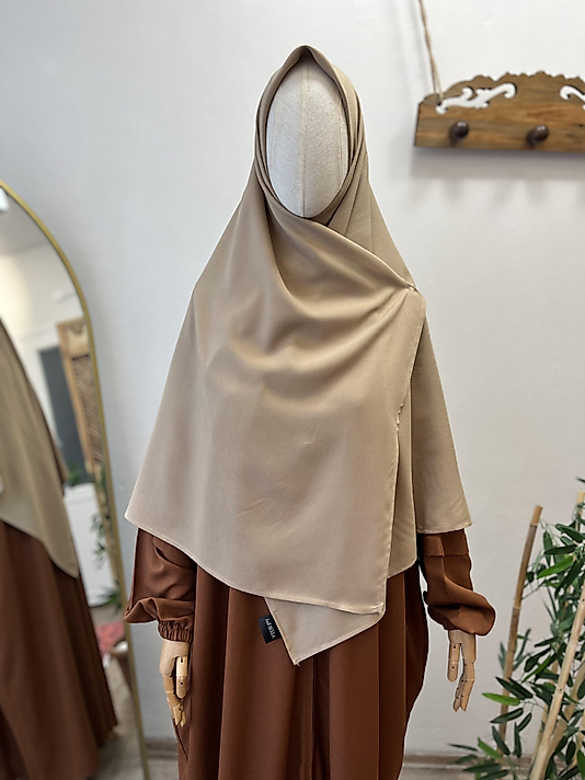 Latte Bambu Viskon Eşarp 120 cm