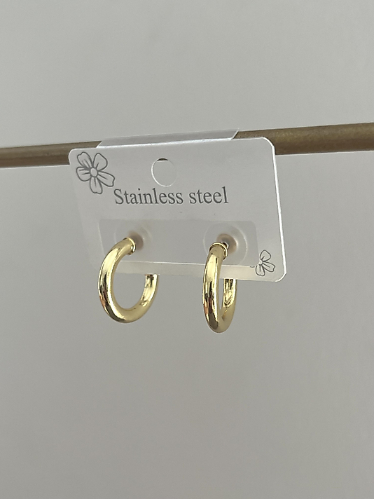 Çelik Küçük Halka Küpe