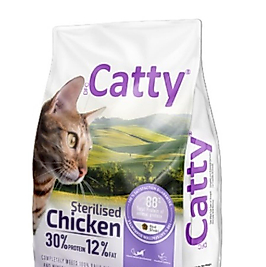 Catty Sterilised Tavuklu Kısırlaştırılmış Kedi Maması 1.5 Kg