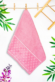 EL-Yüz-Havlusu-Yoncagül Motif Jakarlı-Pembe-enex life