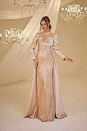 Burak Baran Fashıon Firdevs Abiye Gold