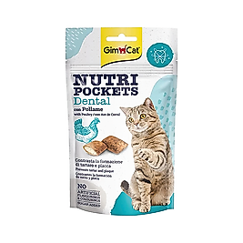 GimCat Nutri Pockets Dental Kedi Ödül Tableti (60 g)