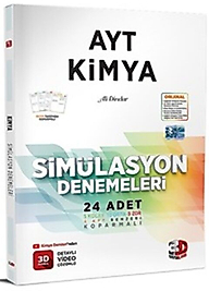 3D Yayınları AYT Kimya Simülasyon 24 Deneme