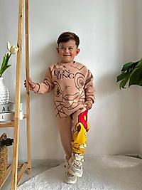 Aslan Baskılı Erkek Çocuk EŞofman Takımı