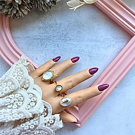 Ay Işığı Yüzük I Me'VintAge Collection