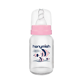 HANYMISH KÜÇÜK PP BİBERON 125 ML ( PEMBE )0-6 AY