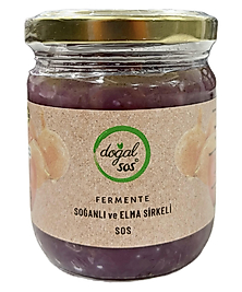 Fermente Soğanlı Elma Sirkeli Sos
