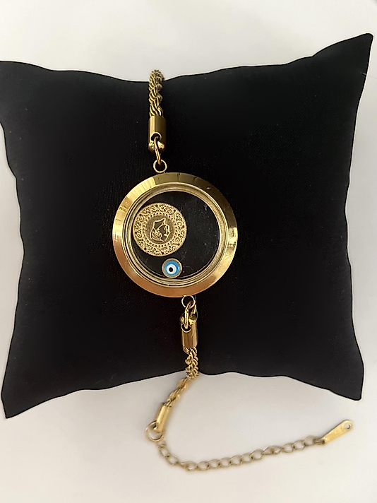 Çelik Çeyrekli Bileklik