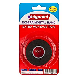 Bigpoint Montaj Bandı 2 Metre Extra Güçlü PE 65 Kilogram