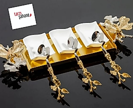 DH-721A KELEBEK BAL KAŞIĞI ALTIN ADET