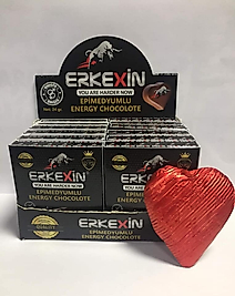 ERKEXİN Unisex  İstek Arttırıcı 24 Gr Çikolata 12 Adet (BAY BAYAN)