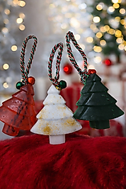 Yılbaşı Temalı Çam Ağacı Figürlü El Yapımı Kokulu Sabun