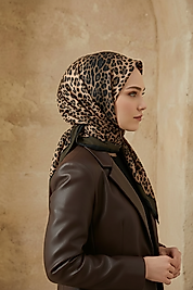 Spring Eşarp Leopar Yeni Desen