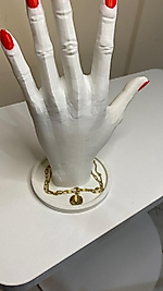 Gold Deniz Kabuğu Figürlü Zincir Bileklik 316L PASLANMAZ ÇELİK