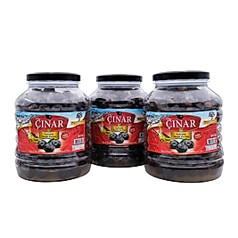 Gemli̇ği̇n İnci̇si̇ - Gold Siyah Zeytin Az Tuzlu 2 Kg X 3 Adet= 6 Kg