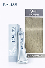 RALİSS SAÇ BOYASI 60 ML. (9-1 KÜLLÜ SARI)