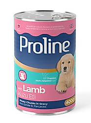 Proline Puppy Kuzu Etli Soslu Et Parçalı Yavru Köpek Konservesi 400 Gr