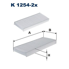 FILTRON K12542X  POLEN FILTRESI NISSAN NAVARA D40 25DT PATHFINDER YD25 25DCI 05-