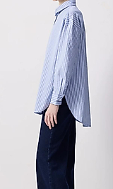 ÇİZGİLİ GÖMLEK MAVİ