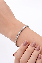 Rodyum Kaplama Su Yolu Bileklik