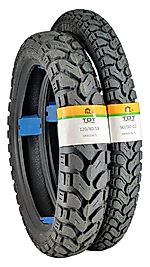 TDT TYRES 120/80-18 VE 90/90-21 TL (TUBELESS - DUBLEKS) LASTİK TAKIMI DRAGON