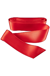 Kırmızı Saten Kurdela 4cm 10mt Kurdelesi Süsleme Kurdalesi