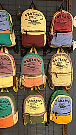 Old Cotton Cargo new Pathcwork Çok Bölmeli Günlük Sırt Çantası