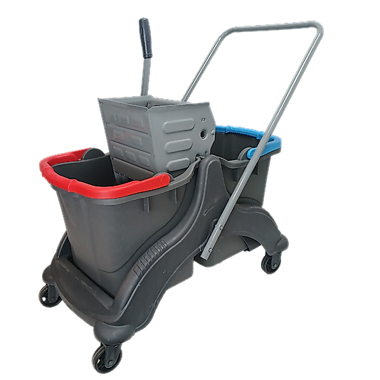 Tetra Çift Kovalı Temizlik Seti Mimoza Presli ( KDV DAHİL )