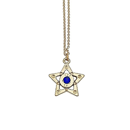 Blue star kolye