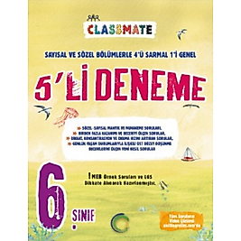 6. Sınıf Classmate 5'li Deneme Okyanus Yayıncılık