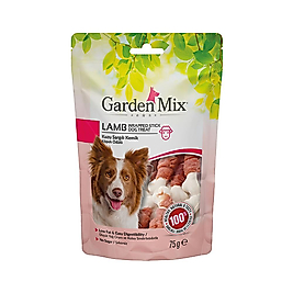 Garden Mix Kuzu Sargılı Kemik Köpek Ödülü (75 g)
