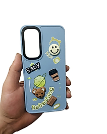 Samsung Galaxy A35 - A55 Uyumlu Baby Ayıcıklı Telefon Kılıfı Bebek Mavisi