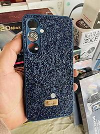 Samsung Galaxy S24 Fe Taşlı Telefon Kılıfı Mavi