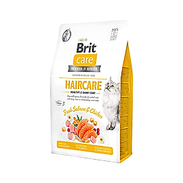 Brit Care Haircare Tavuk Etli ve Somonlu Yetişkin Kedi Maması (2 kg)