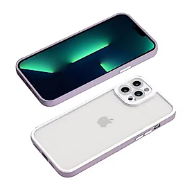İphone 13 Pro Lens Korumalı Telefon Kılıfı Lila