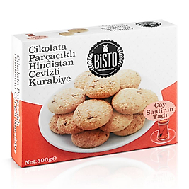 BİSTO HİNDİSTAN CEVİZLİ KURABİYE 500 GR