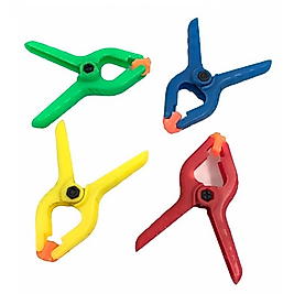 Yaylı Kıskaç Mandal El Tipi Plastik Mengene (Bir Adet)