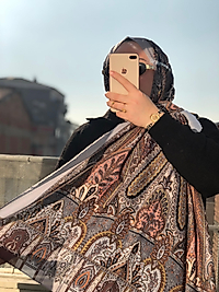 Etnik desen soft pamuk şal