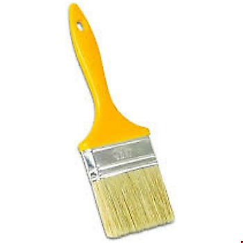 Kestirme Fırça Duvar Boya Fırçası Su Bazlı Plastik Saplı No:2 (40 MM)