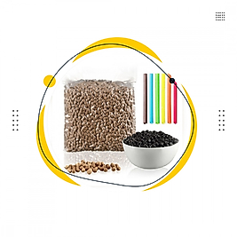 Ejder Ateşi 1 Kg. Tapyoka Incileri Ve 25 Adet Kalın Pipet/bubble Tea/tapioca Pearls/boba Tea/buble Tea 4004