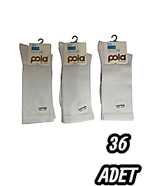 Erkek Pola Tenis Çorap 36 Adet