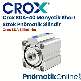 Crox SDA-40 Manyetik Short Strok Pnömatik Silindir