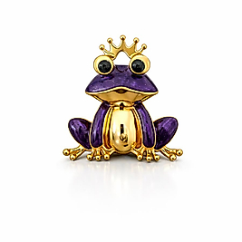 Kurbağa Prens Broş